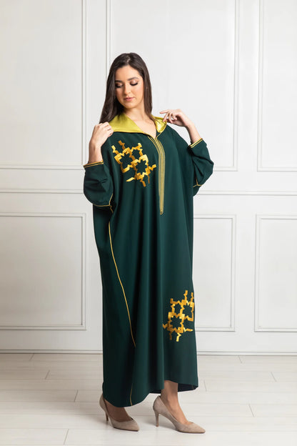 Djellaba Mosaïque - Oversize en Broderie