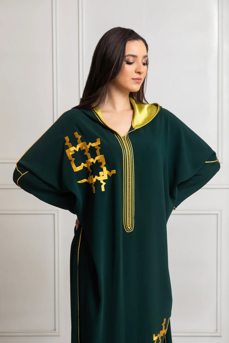 Djellaba Mosaïque - Oversize en Broderie