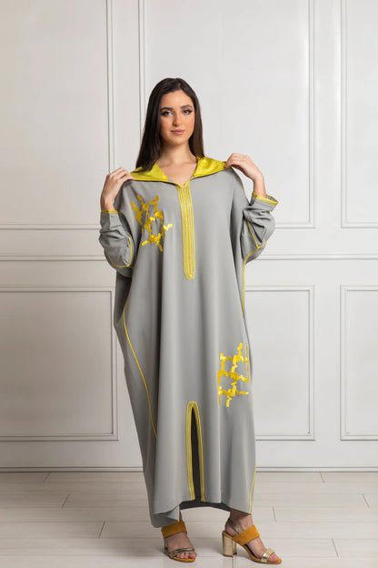 Djellaba Mosaïque - Oversize en Broderie