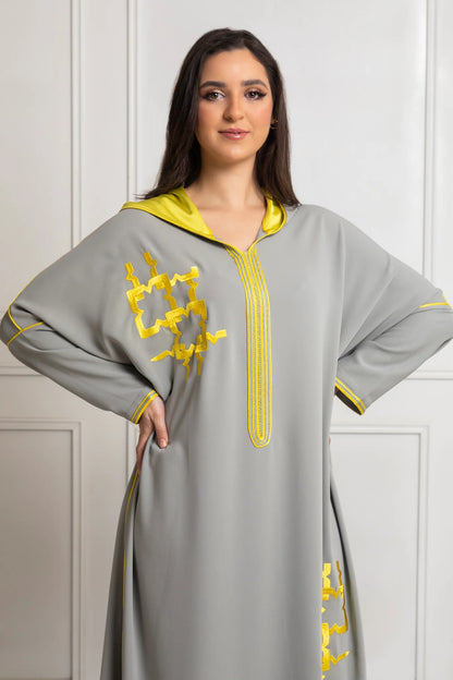 Djellaba Mosaïque - Oversize en Broderie