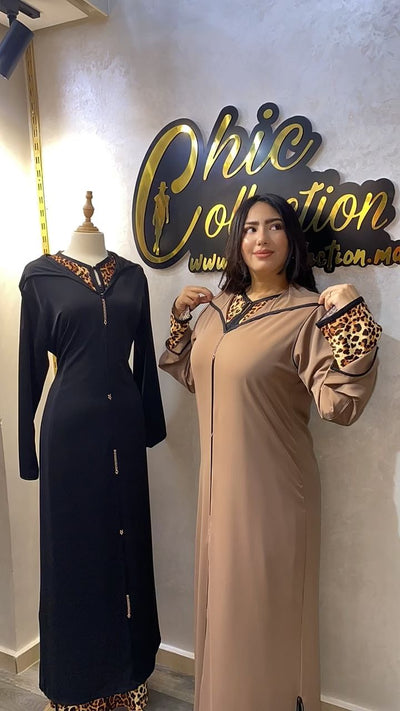 jelaba et caftan leopard
