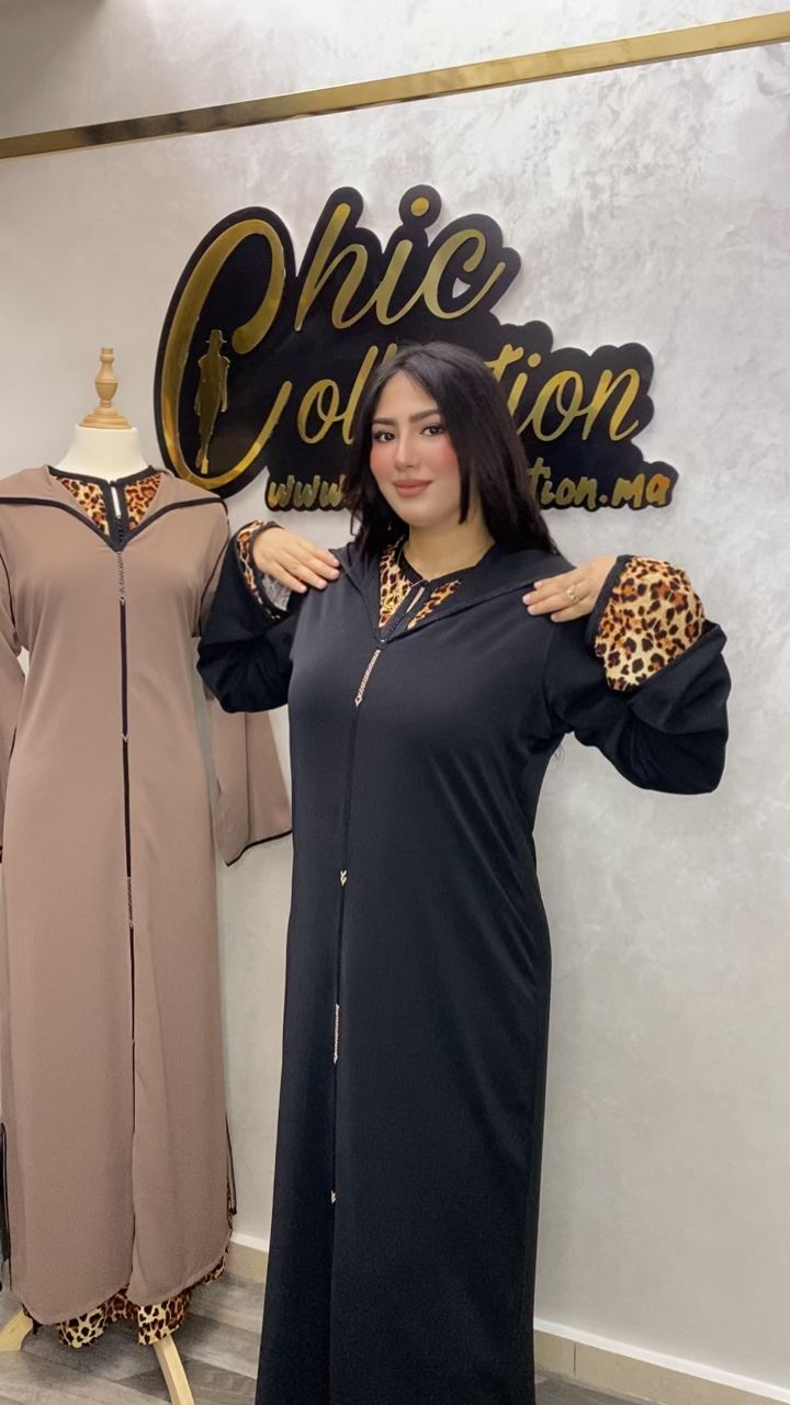 jelaba et caftan leopard